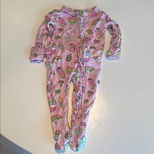 Little Bum Bums (now Bums and Roses) Unicorn Rainbow Footie